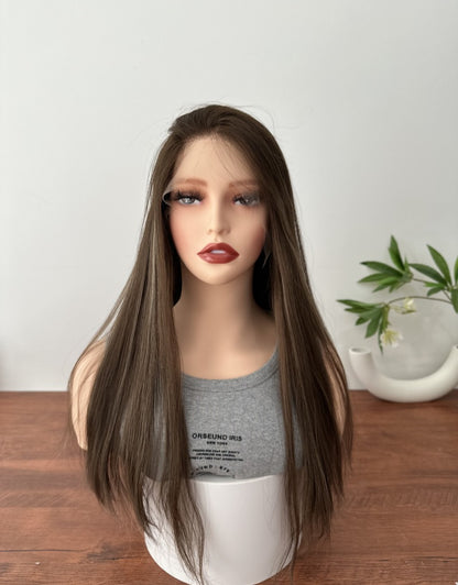 #C1 22inch Slight Layer HD Lace Top Wig
