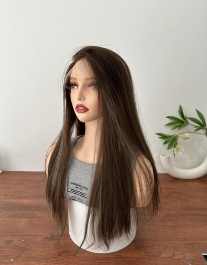 #C1 22inch Slight Layer HD Lace Top Wig