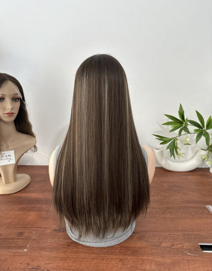 #C1 22inch Slight Layer HD Lace Top Wig