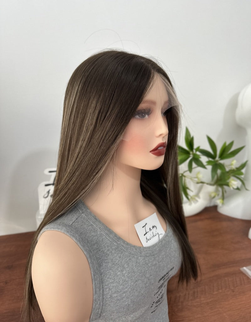#C1 22inch Slight Layer HD Lace Top Wig