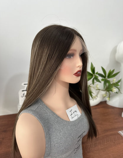 #C1 22inch Slight Layer HD Lace Top Wig