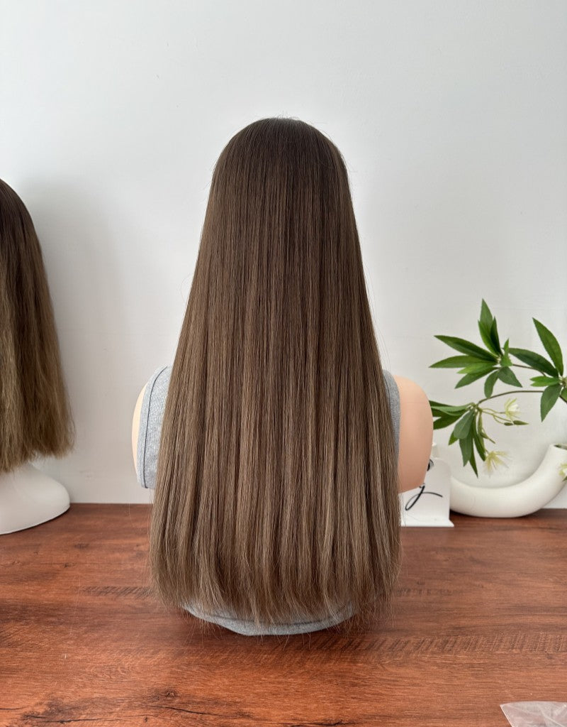 #612 22inch Slight Layer HD Lace Top Wig