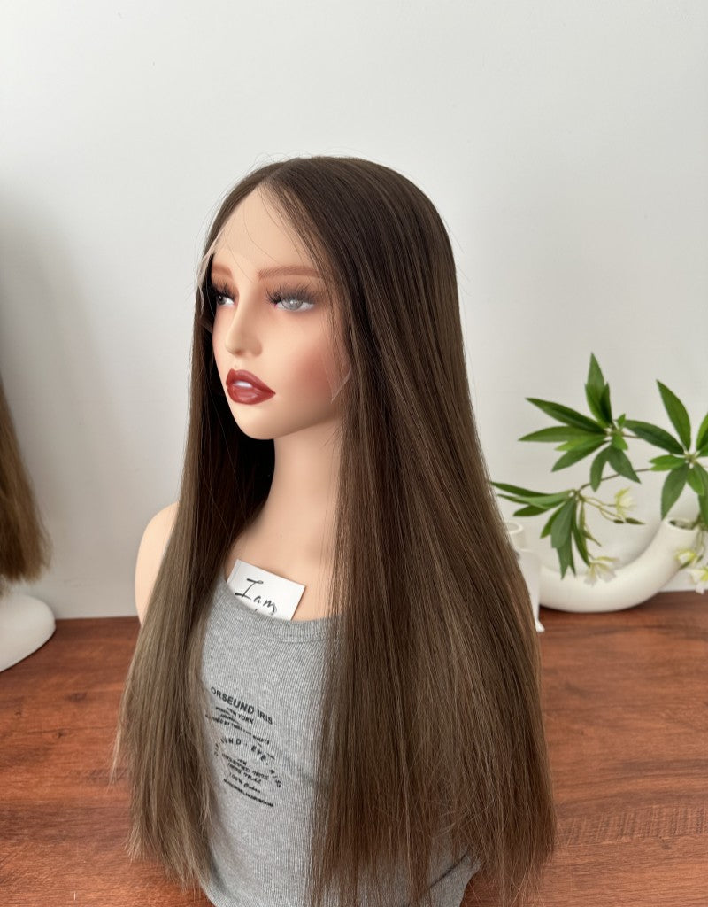 #612 22inch Slight Layer HD Lace Top Wig