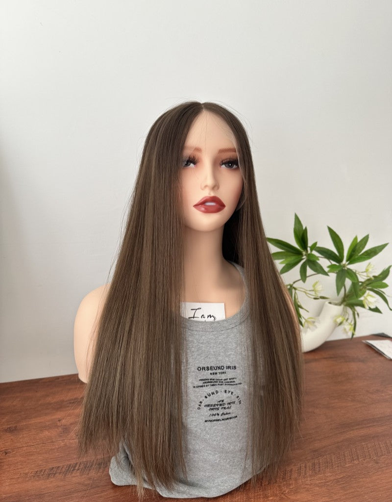 #612 22inch Slight Layer HD Lace Top Wig