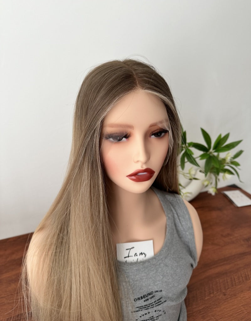 #C2 24inch Slight Layer HD Lace Top Wig