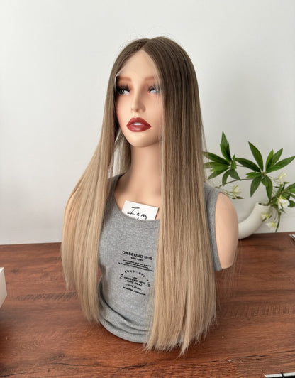 #C2 24inch Slight Layer HD Lace Top Wig
