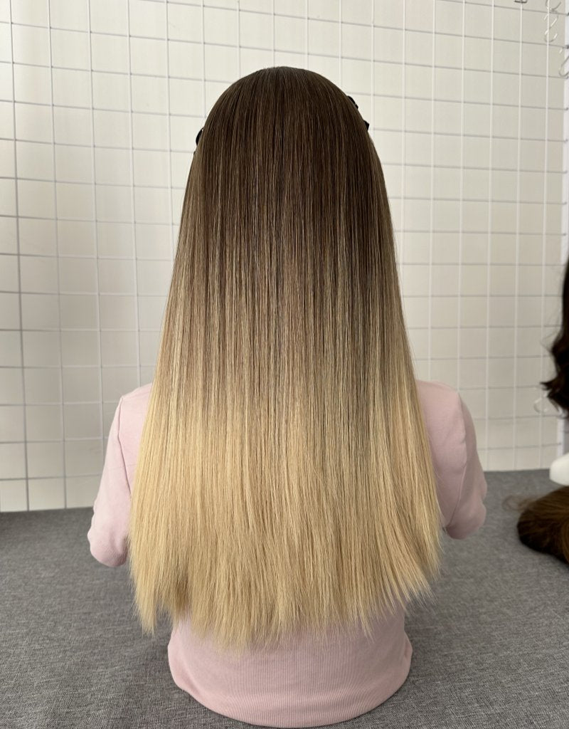Bandfall Wig Gold 20inches Slight Layer Natural Straight Hair
