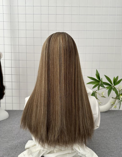 Lace Top Wig 20inches Light Layer Natural Straight